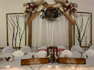 wedding table decoration
